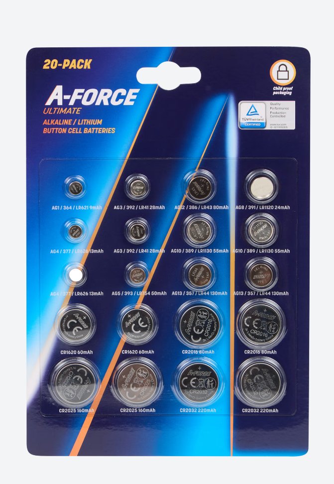 Piles boutons lithium