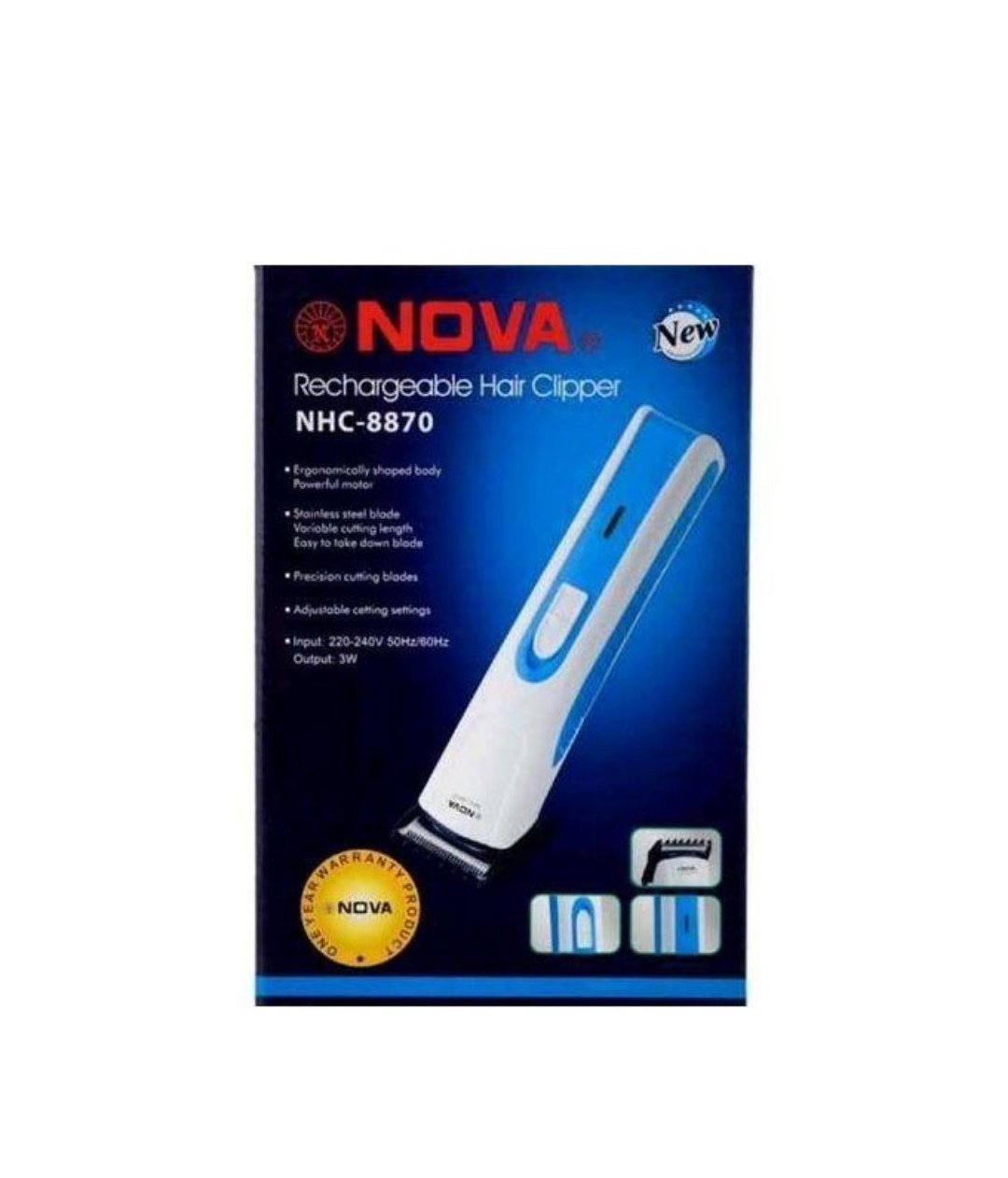 Tondeuse à cheveux rechargeable